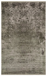 Kovni Grey Anthracite Abstract Pattern Modern Living Room Rug