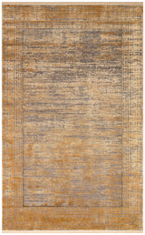 Kovni Gold Grey Abstract Pattern Modern Living Room Rug