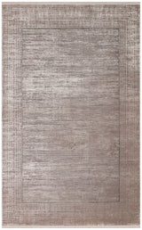 Kovni Grey Beige Abstract Patterned Modern Living Room Rug