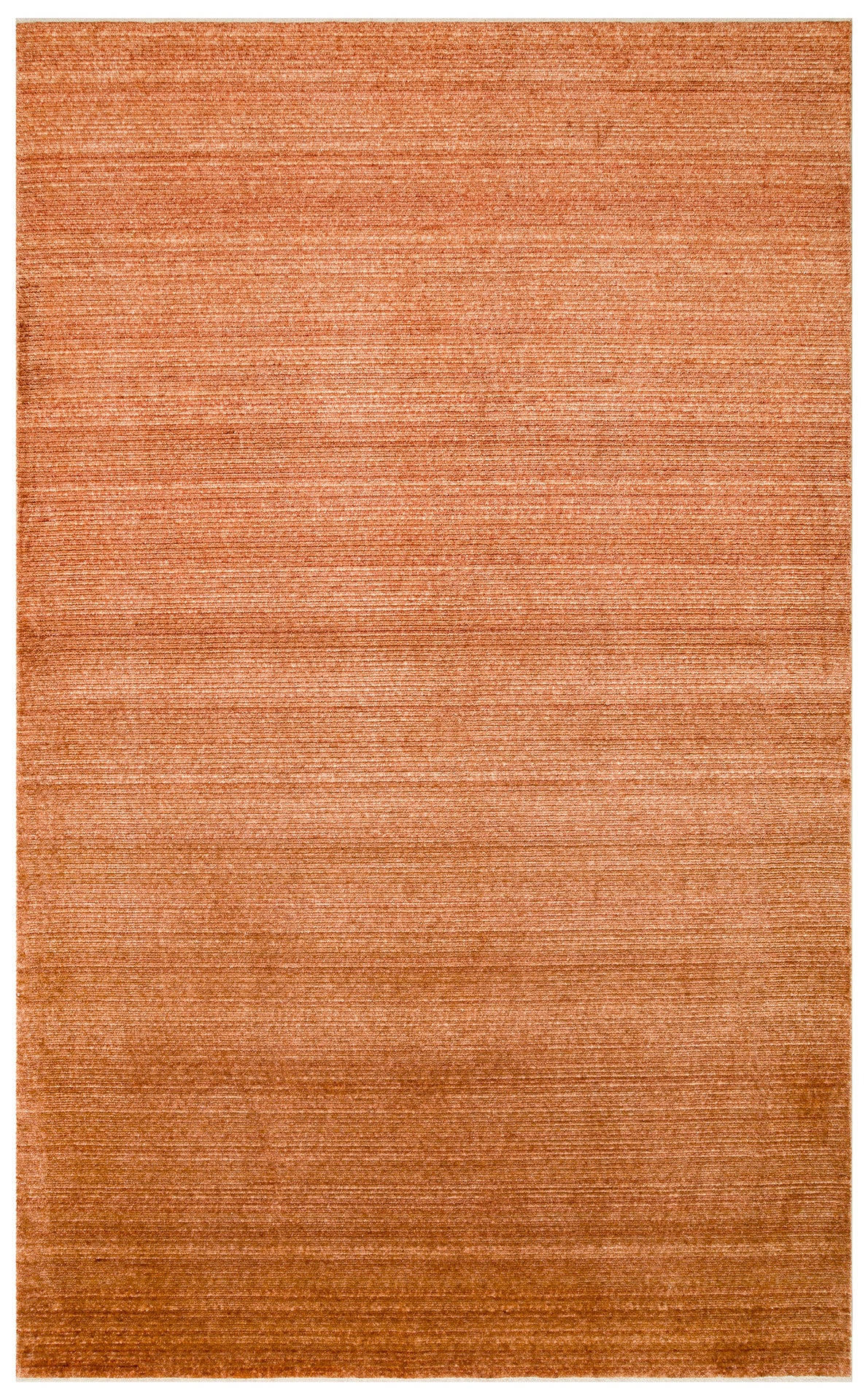 Liova Terracotta Kahverengi Çizgili Modern Makine Halısı