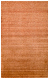 Liova Brown Striped Modern Machine-Made Rug