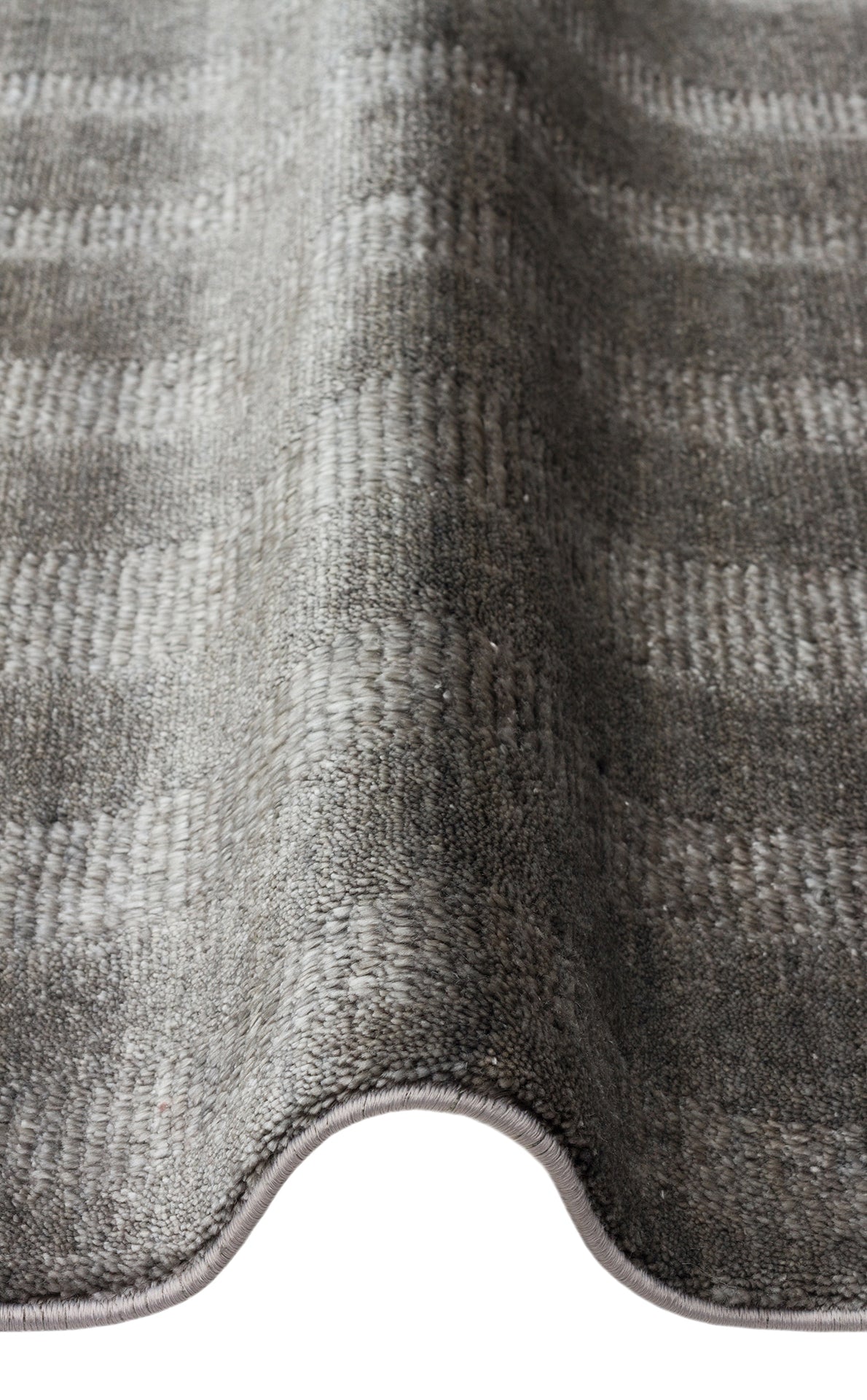 Liova Antrasit Gri Soyut Desenli Modern Makine Halısı – doku yakın çekim
