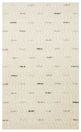 Kanaro Ecru Multi-Colour Geometric Modern Rug