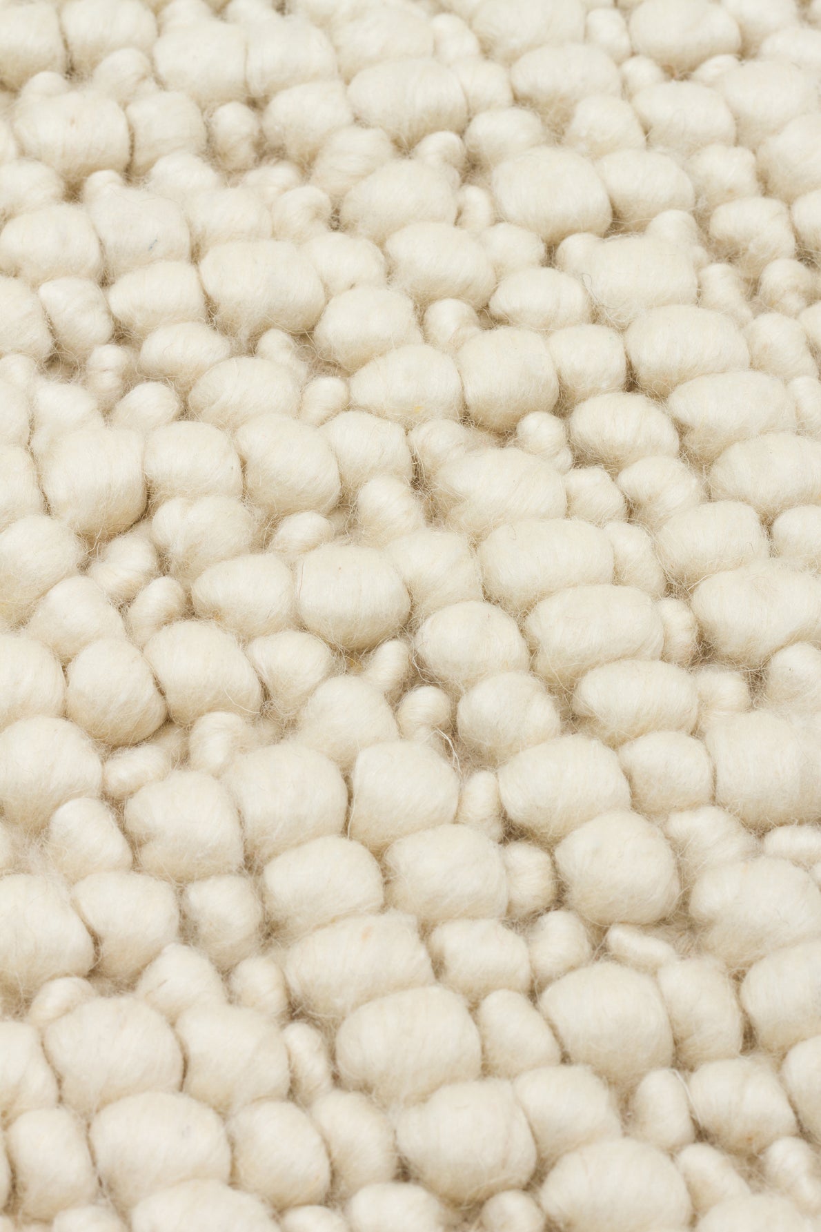 Kanaro Ekru Yeşil Düz Renk Modern Yün Polyester Halı – detay görünümü