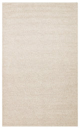 Kanaro Beige Ecru Plain Modern Woven Textured Rug