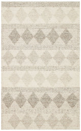 Kanaro Beige Braun Moderner Geometrischer Teppich