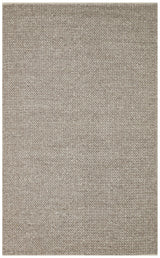 Kanaro Beige Grey Plain Woven Textured Modern Rug
