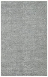 Kanaro Grey Beige Modern Knitted Texture Wool Rug