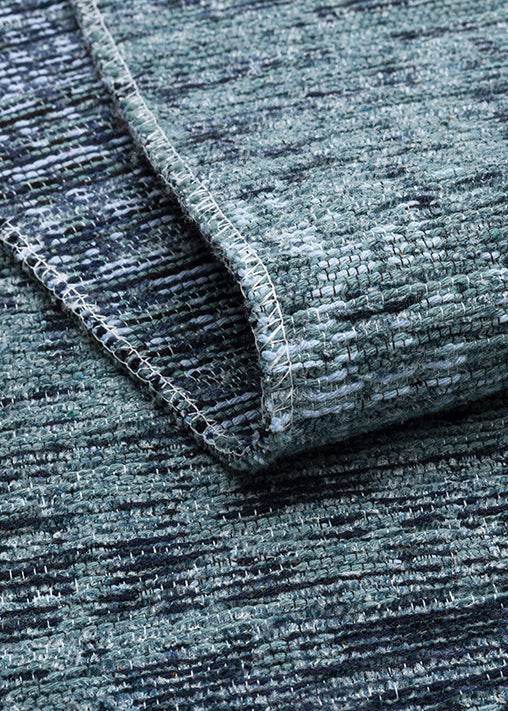 Tasene Lacivert Gri Soyut Desenli Yıkanabilir Modern Kilim – mekânda kullanım