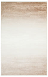 Gekla Beige Brown Abstract Patterned Modern Polypropylene Rug