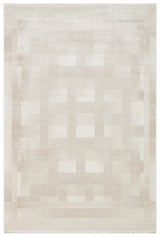 Teyra Beige Ecru Modern Geometric Polypropylene Rug