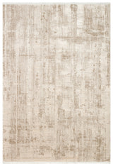 Teyra Beige Nerz Abstraktes Muster Moderner Maschinell Gefertigter Teppich