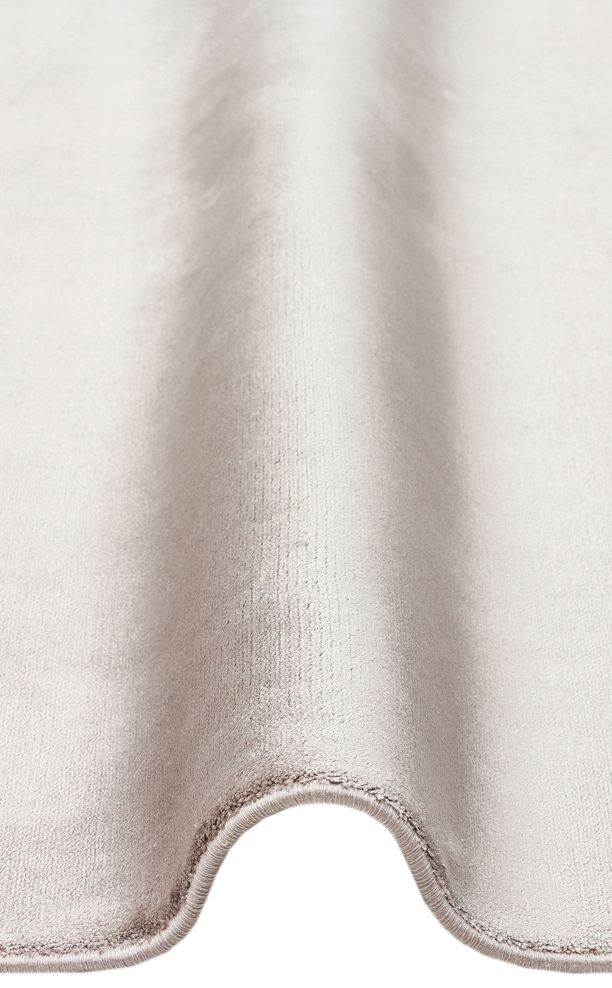 Veldi Bej Gri Düz Renk Modern Viskon Polyester Halı – doku yakın çekim