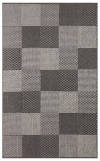 Savne Antrasit Gri Geometrik Desenli Modern Kilim