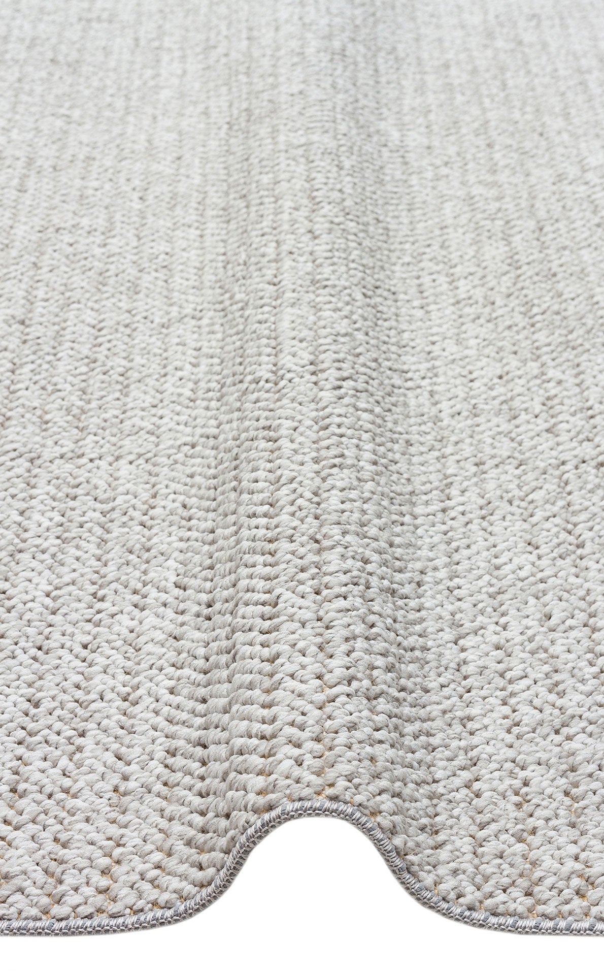 Aleva Bej Gri Düz Renk Modern Polyester Makine Halısı – doku yakın çekim
