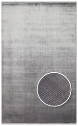 Ramri Anthracite Grey Abstract Pattern Modern Machine-Made Rug