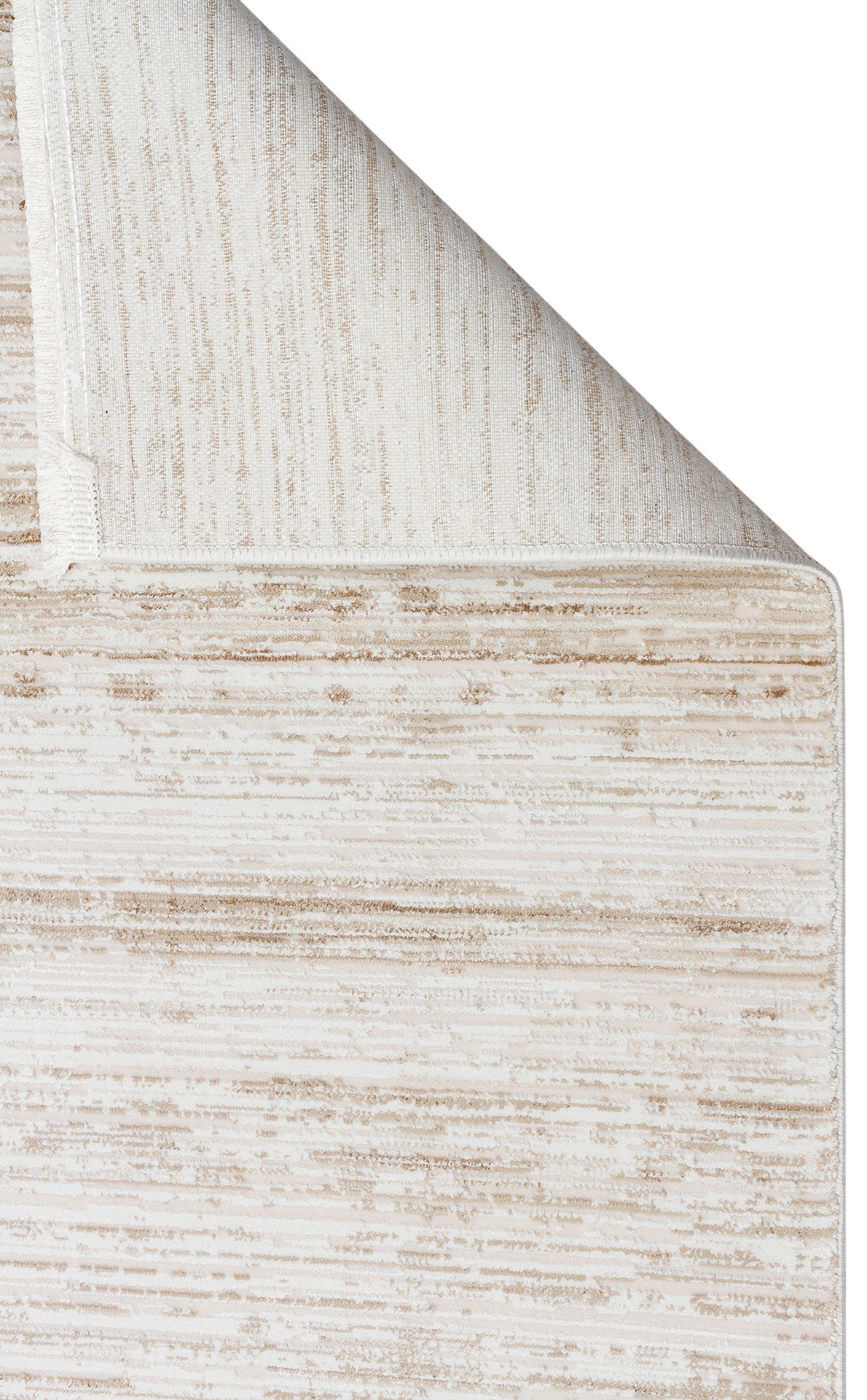 Akrel Bej Ekru Soyut Desenli Modern Mikropolyester Halı – genel görünüm