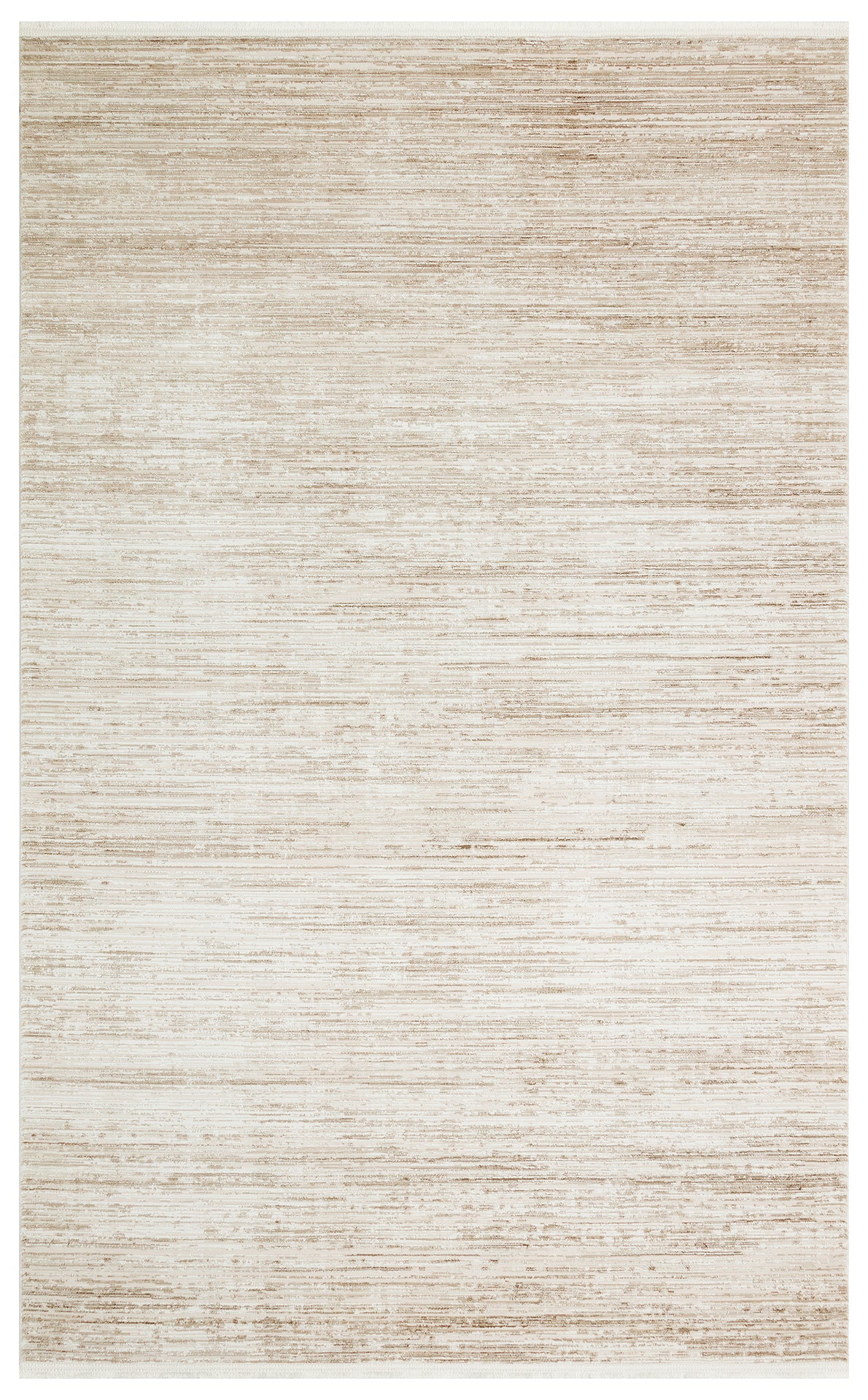 Akrel Bej Ekru Soyut Desenli Modern Mikropolyester Halı