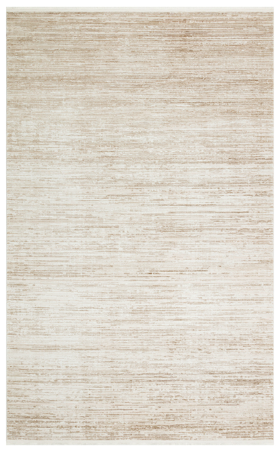 Akrel Bej Ekru Soyut Desenli Modern Mikropolyester Halı