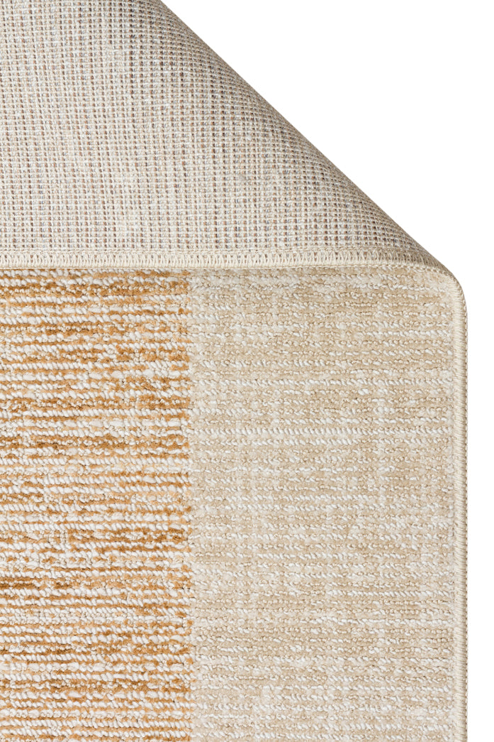 Nivlo Bej Taba Modern Geometrik Polyester Halı – genel görünüm