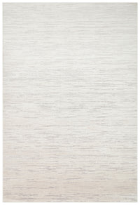 Milaso Gri Beyaz Modern Soyut Desenli Viskon Halı