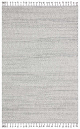 Rivra Weiß Grau Modern Geometrischer Polypropylen Teppich