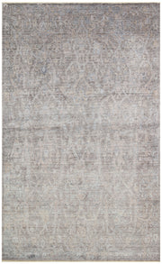 Lyvora Gri Bej Soyut Modern Özel Tezgah Halısı
