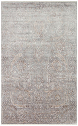 Lyvora Anthracite Grey Medallion Classic Special Loom Rug