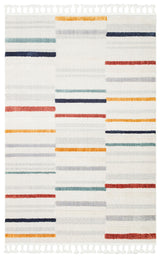Rimvi Multicolor Modern Polyester Rug with Geometric Pattern
