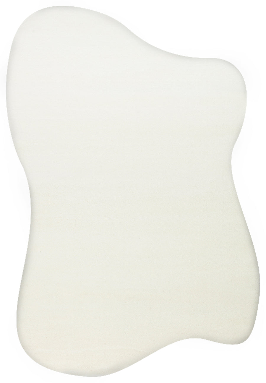Daelo Beyaz Modern Asimetrik Micro Polyester Halı