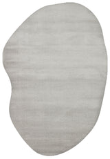 Daelo Grey Plain Soft Textured Modern Living Room Rug