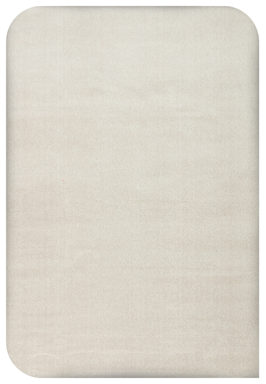 Daelo Bej Kırmızı Modern Düz Mikro Polyester Halı
