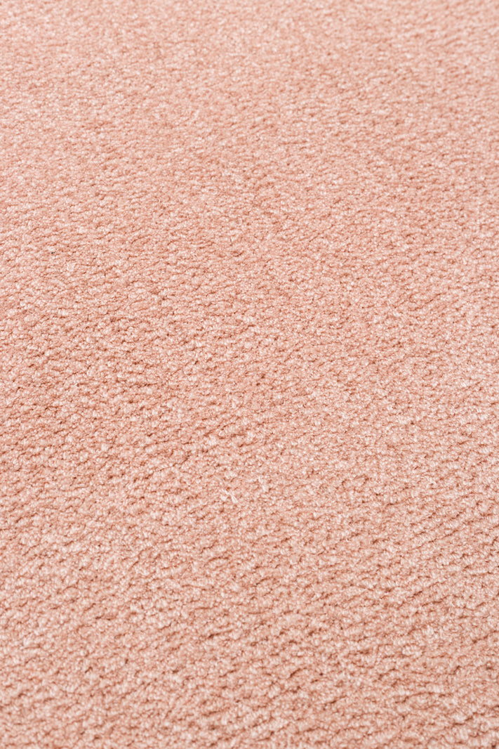 Daelo Pembe Asimetrik Modern Tasarım Makine Halısı – genel görünüm