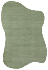Daelo Yeşil Bej Modern Asimetrik Micro Polyester Halı