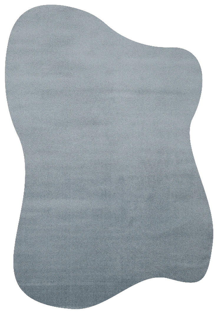 Daelo Gri Düz Modern Asimetrik Micro Polyester Halı
