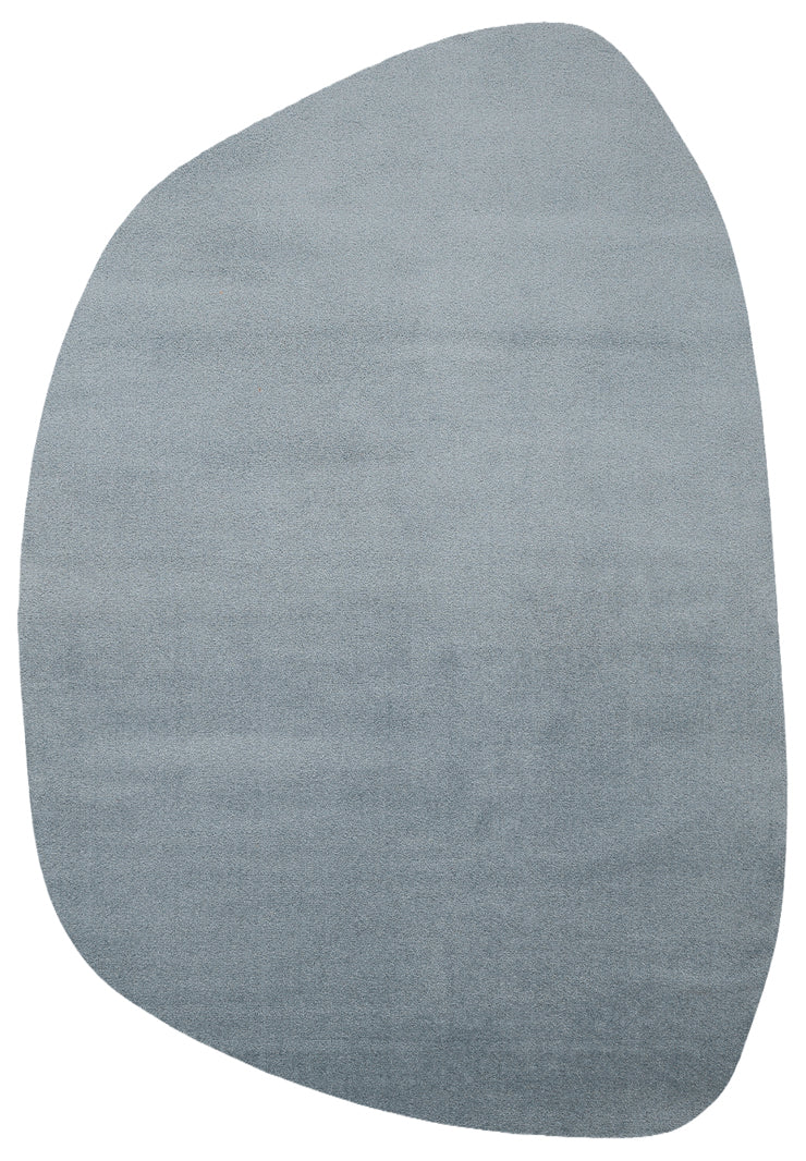 Daelo Gri Gümüş Modern Asimetrik Micro Polyester Halı