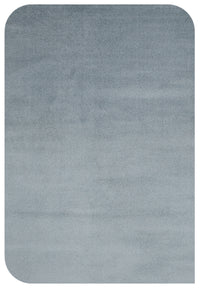Daelo Grey Modern Soft Textured Micro Polyester Rug