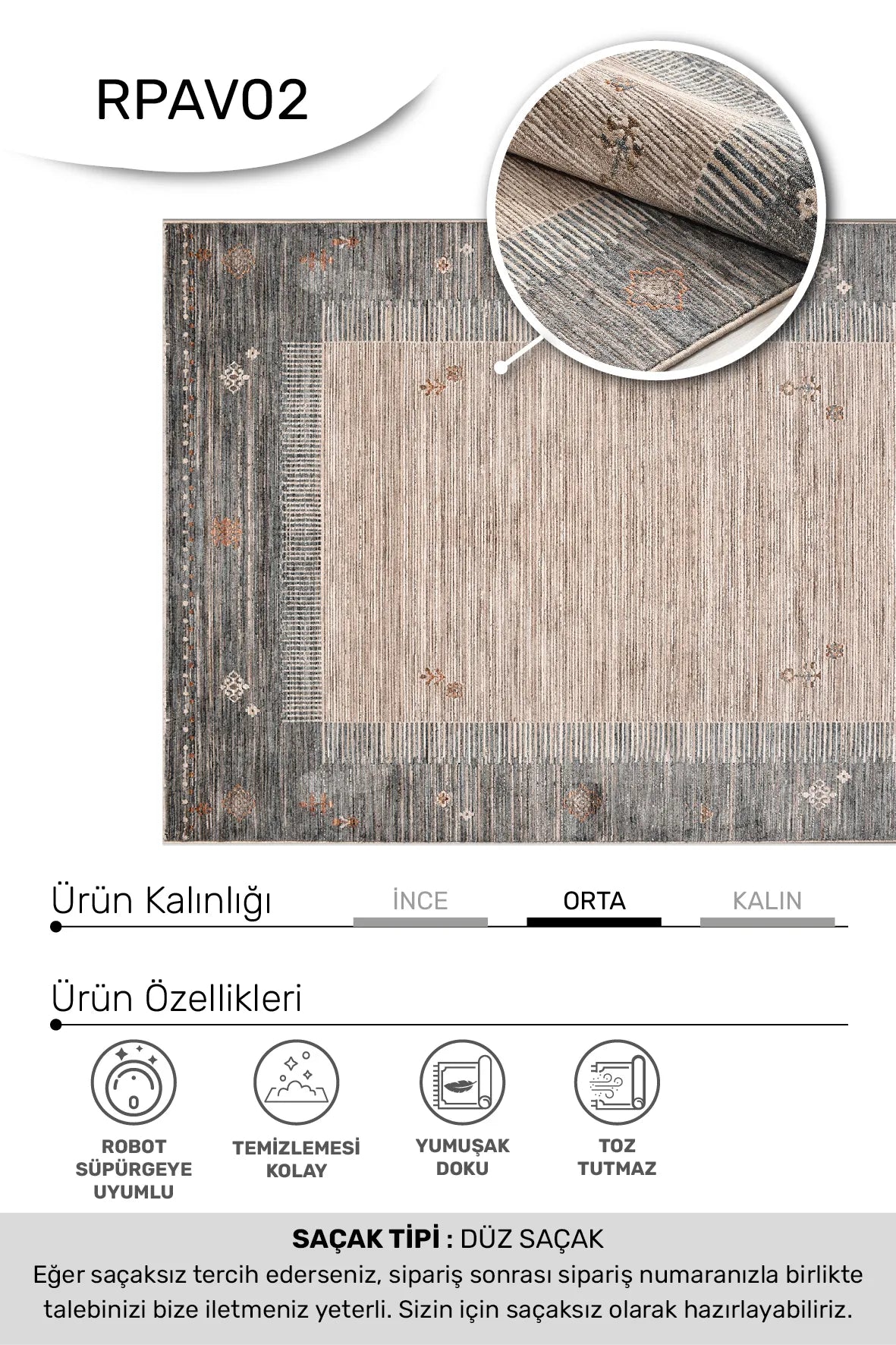 Gliven Gri Bej Geometrik Desenli Modern Salon Halısı – mekânda kullanım