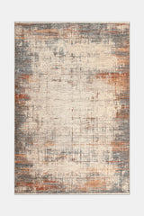 Gliven Beige Orange Abstract Pattern Modern Living Room Rug