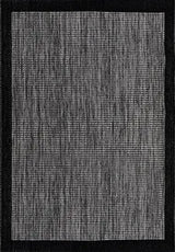 Kaelo Grey Black Geometric Pattern Modern Rug