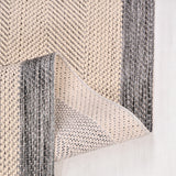 Kaelo Beige Grau Moderner Geometrischer Sisal Korridor Läufer