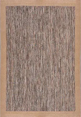 Kaelo Beige Brown Modern Geometric Textured Rug