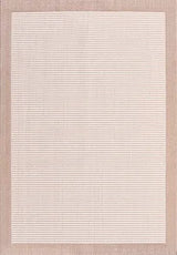 Kaelo Beige Cream Striped Modern Textured Rug