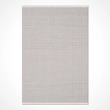 Tesva Grey Plain Colour Modern Design Living Room Rug