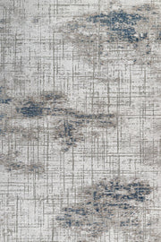 Beyaz Gri Dokulu Minimalist Halı - Yıkanabilir - Kaymaz Taban - Pati Dostu