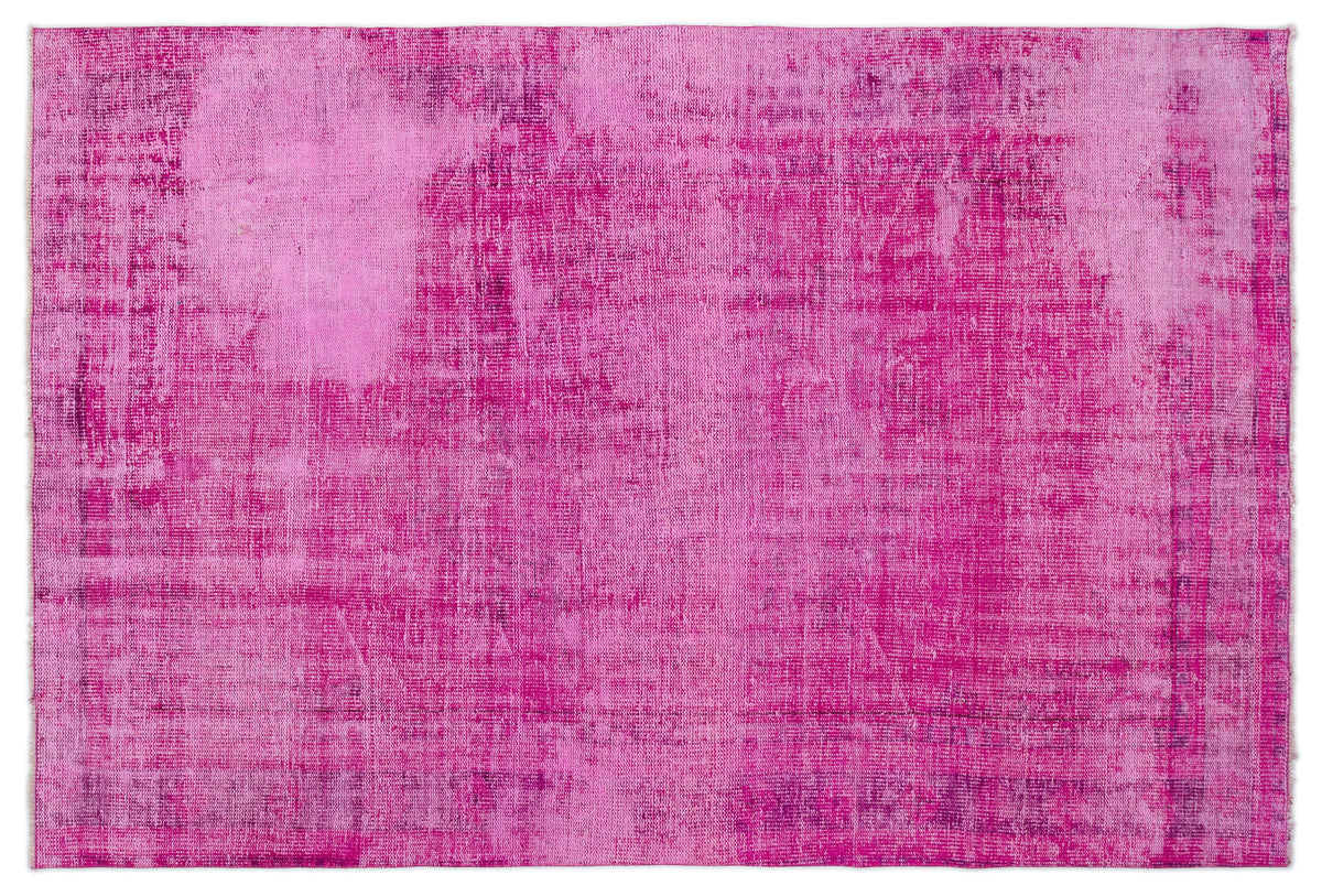 Tirena Pembe ve Mor Soyut Desenli El Dokuma Halı 170x256 cm