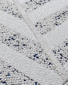 Ivore Bej Geometrik Polyester Makine Halısı