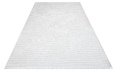 Ochre Krem Geometrik Polyester Makine Alan Halısı