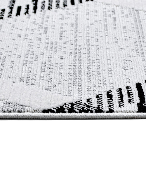 Maple Gri Geometrik Polyester Makine Halısı