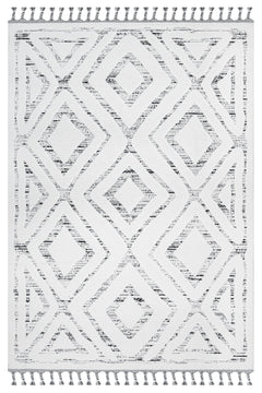 Mulberry Bej Geometrik Polyester Makine Halısı